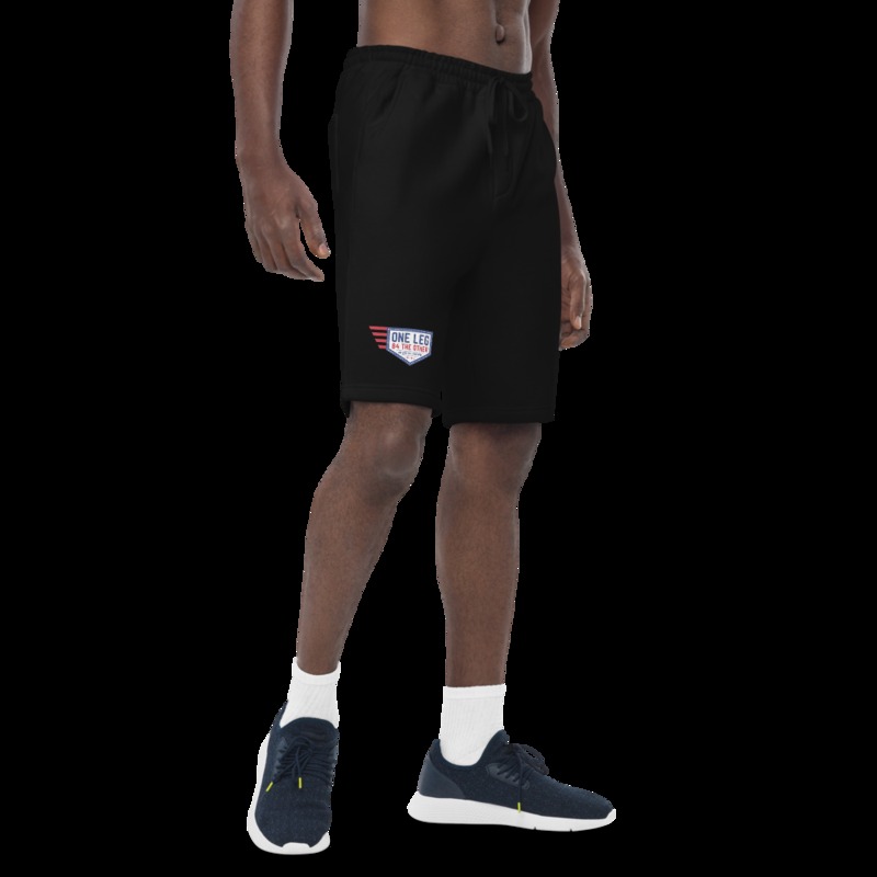 Men's Fleece Shorts — Black